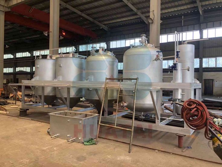 Complete Oil Extraction and Refining Production Line from Huatai Machinery 