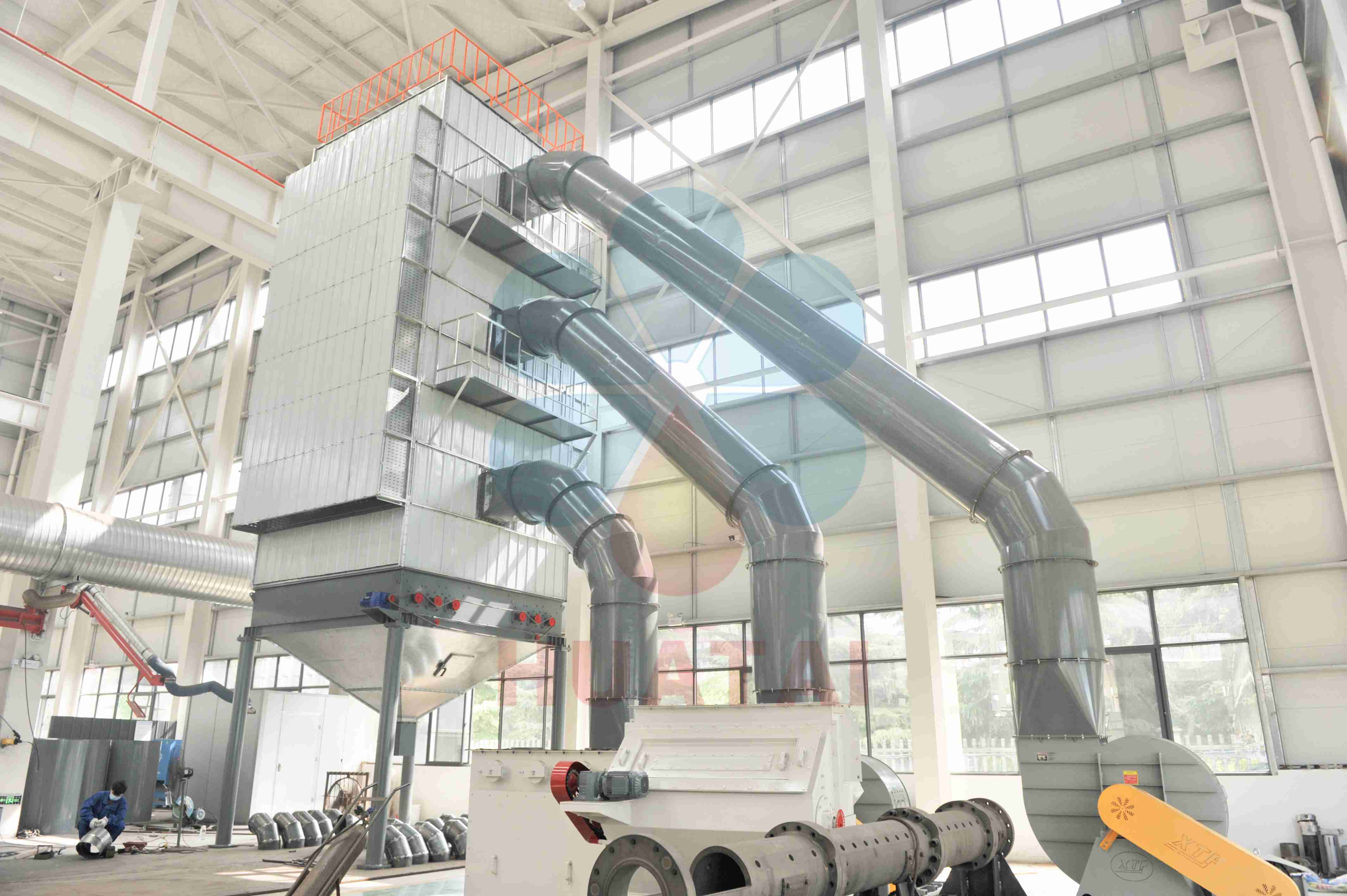 What are the working principle of grain drying tower?