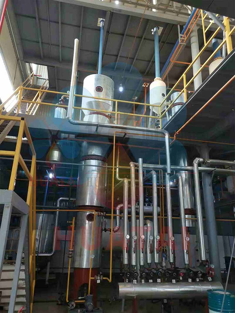 Dewaxing process of sunflower oil refining equipment