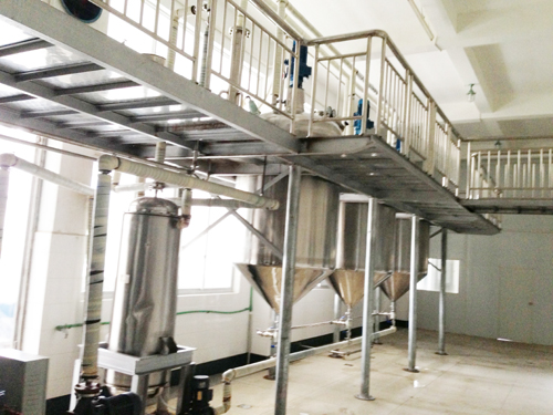 Rice bran oil molecular distillation and refining equipment